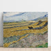 Maalauksen jäljennös Champ clos avec laboureur - Vincent van Gogh