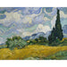 Maalauksen jäljennös Vehnäpelto ja piiput - Vincent van Gogh