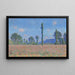 Maalauksen jäljennös Champ de coquelicots, Giverny de Claude Monet