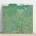 Maalauksen jäljennös Poppies Field - Gustav Klimt