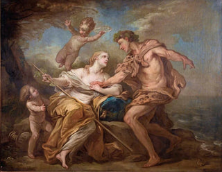 Bacchus ja Ariadne - Charles André van Loo — näkymä teoksesta