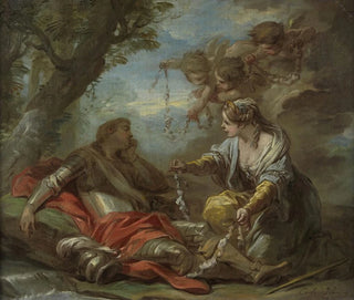 Rinaldo ja Armide - Charles André van Loo — näkymä teoksesta