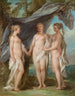 Les Trois Grâces - Charles André van Loo — näkymä teoksesta