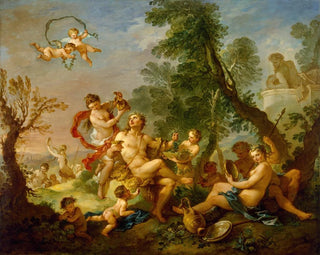 Bacchanale - Charles-Joseph Natoire — näkymä teoksesta
