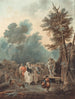 Foire de village - Charles-Melchior Descourtis — näkymä teoksesta
