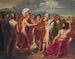 Achille esittelee viisauden hinnan Nestorille - Charles-Philippe Auguste Larivière — näkymä teoksesta