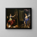 Allégorie de la peinture - Charles Alphonse Du Fresnoy — kehystetty taideteos seinällä