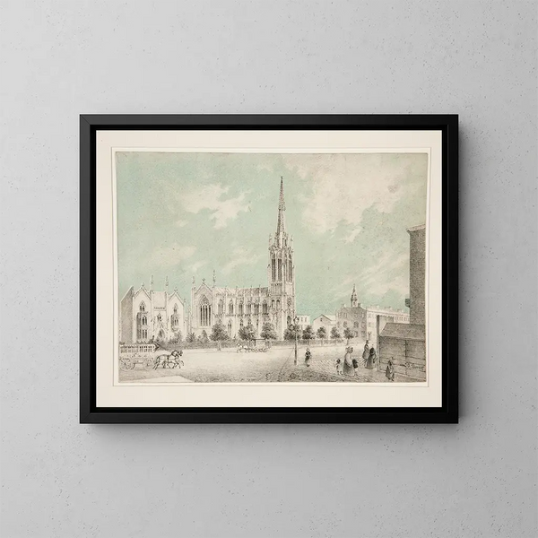 Église de la Grâce - Charles Autenrieth — kehystetty taideteos seinällä