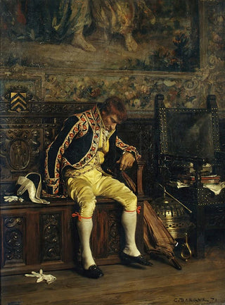 Charles Bargue - A Footman Sleeping.webp