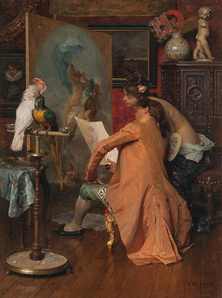 Charles Bargue - The Artist and his Model.webp