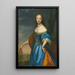 Muotokuva naisesta - Charles Beaubrun — kehystetty taideteos seinällä