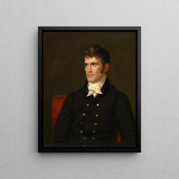 John C. Calhoun - Charles Bird King — kehystetty taideteos seinällä