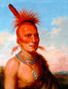 Sharitarish, paha Pawnee-johtaja - Charles Bird King — näkymä teoksesta