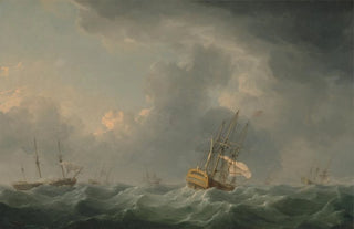 Charles Brooking - English Ships Running before a Gale.webp