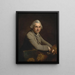 Autoportrait - Charles Catton — kehystetty taideteos seinällä