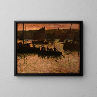 Charles Cottet - Dans le port.webp