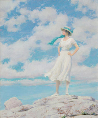 Charles Courtney Curran - Summy Sky On the Summit.webp