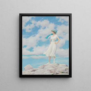 Charles Courtney Curran - Summy Sky On the Summit.webp