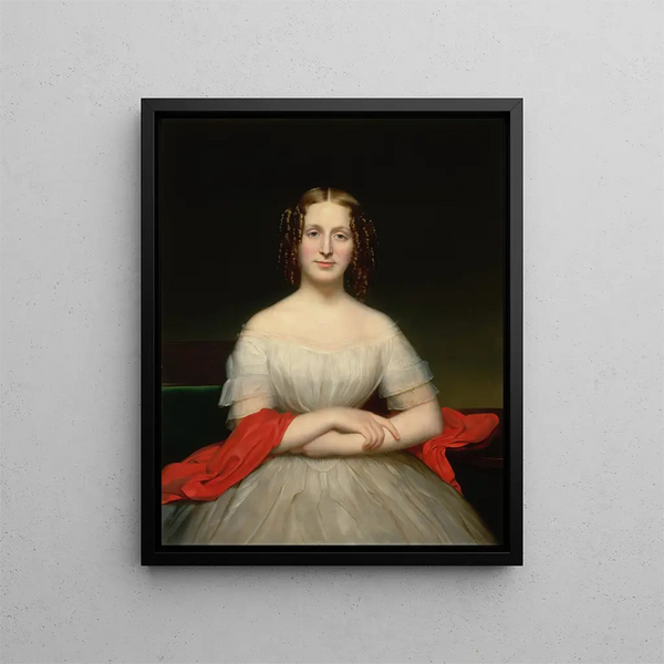 Charles Cromwell Ingham - Portrait Of Fidelia Marshall.webp