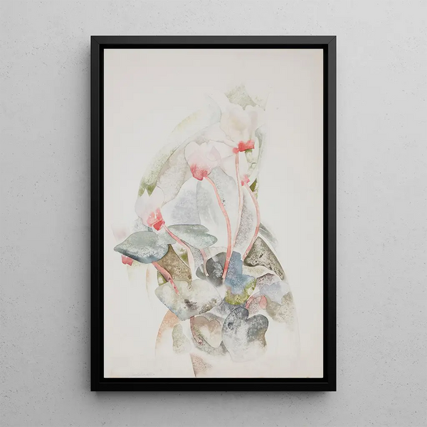 Maalauksen jäljennös Cyclamen-maalaus - Charles Demuth