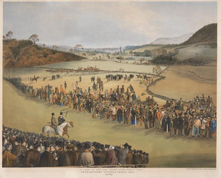 Charles Denton - Abergavenny Steeple Chase The Start  Doe Harkaway Nun Pontiff General Thurgarton Physician Dearest Mae Ploughboy.webp