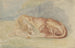 Lion uneksiva maalaus - Charles Edmond Saint-Marcel-Cabin — näkymä teoksesta