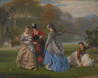 Charles Edouard Boutibonne - Croquet Players.webp