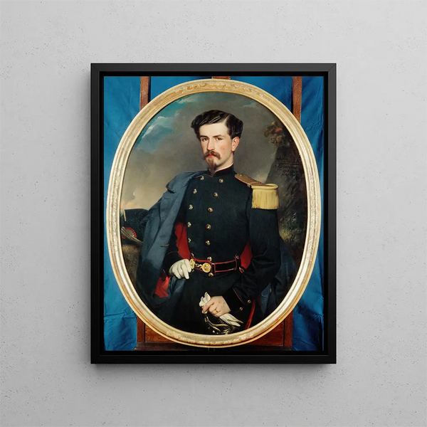 Walther von Hallwyl 1839-1921 - Charles Édouard Boutibonne — kehystetty taideteos seinällä