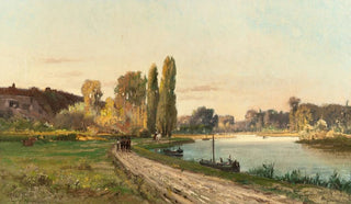 Charles Edouard Du Bois - Path Along the Shore.webp