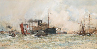 Charles Edward Dixon - The lady Shes a Liner.webp