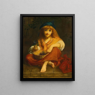 Charles Edward Hall - The Flower Girl.webp