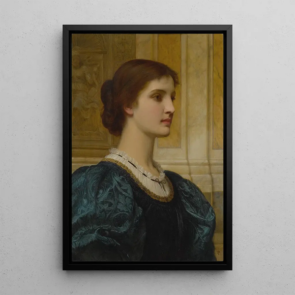 Kate-maalaus - Charles Edward Perugini — kehystetty taideteos seinällä
