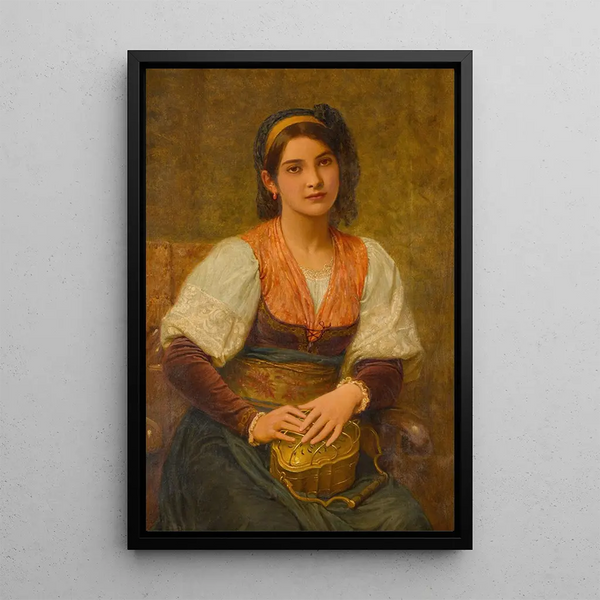 Maalauksen jäljennös Le Scaldino - Charles Edward Perugini