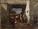Cour de poules - Charles Émile Jacque — näkymä teoksesta