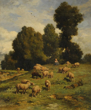 Charles Emile Jacque - Moutons au pturage.webp