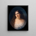 Portrait d'Adèle de Rothschild - Charles Escot — kehystetty taideteos seinällä