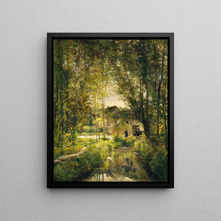 Charles Franois Daubigny - Landscape with a Sunlit Stream.webp