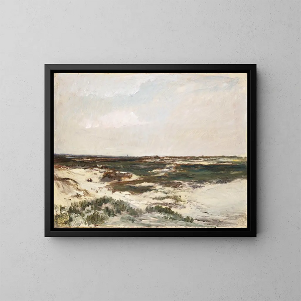 Dunes Camiers - Charles François Daubigny — kehystetty taideteos seinällä