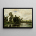 Rantapoukama - Charles François Daubigny — kehystetty taideteos seinällä