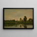 Le marais - Charles François Daubigny — kehystetty taideteos seinällä