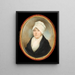 Mme Samuel Prioleau Catherine Cordes - Charles Fraser — kehystetty taideteos seinällä