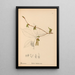 Kasviperäiset lääkekasvit Pl057 - Charles Frederick Millspaugh — kehystetty taideteos seinällä
