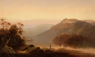 Charles H Chapin - Sunset on the Hudson.webp