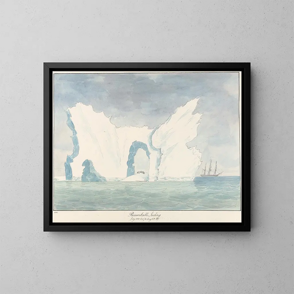 Iceberg remarquable - Charles Hamilton Smith — kehystetty taideteos seinällä