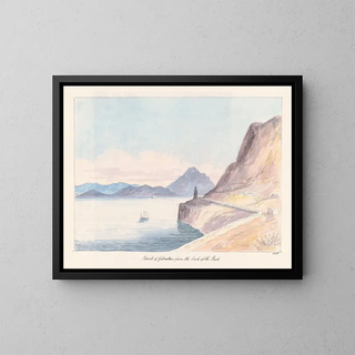 Charles Hamilton Smith - Straits of Gibraltar From the Back of the Rock.webp