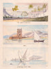 Trois images Don Miguels Country House Belém Sur le Tage Vers Belém - Charles Hamilton Smith — näkymä teoksesta