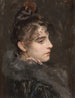 Portrait d'une dame - Charles Hermans — näkymä teoksesta