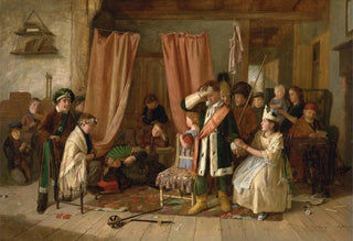 Charles Hunt - Children Acting the Play Scene from Hamlet Act II Scene ii.webp