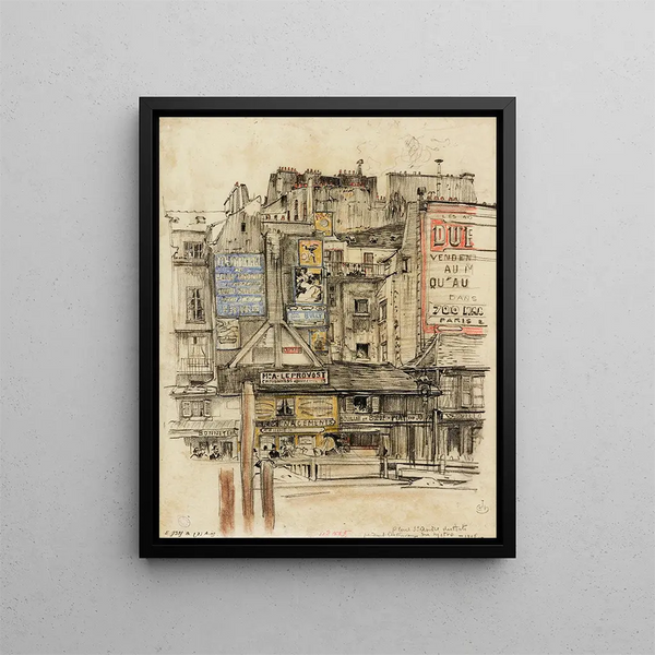 Charles Jouas - Place Saint Andr des Arts pendant les travaux du mtro.webp
