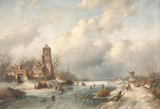 Charles Leickert - Winter Scene.webp